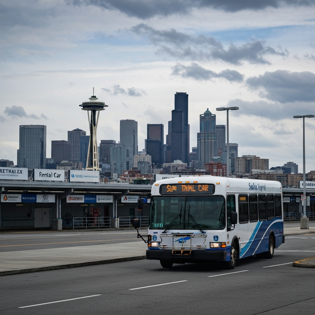 Fastest Way to Rental Car Counters from SeaTac Terminal