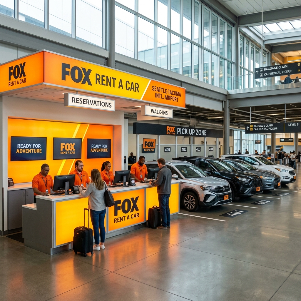 Fox Rent A Car Agency at SeaTac