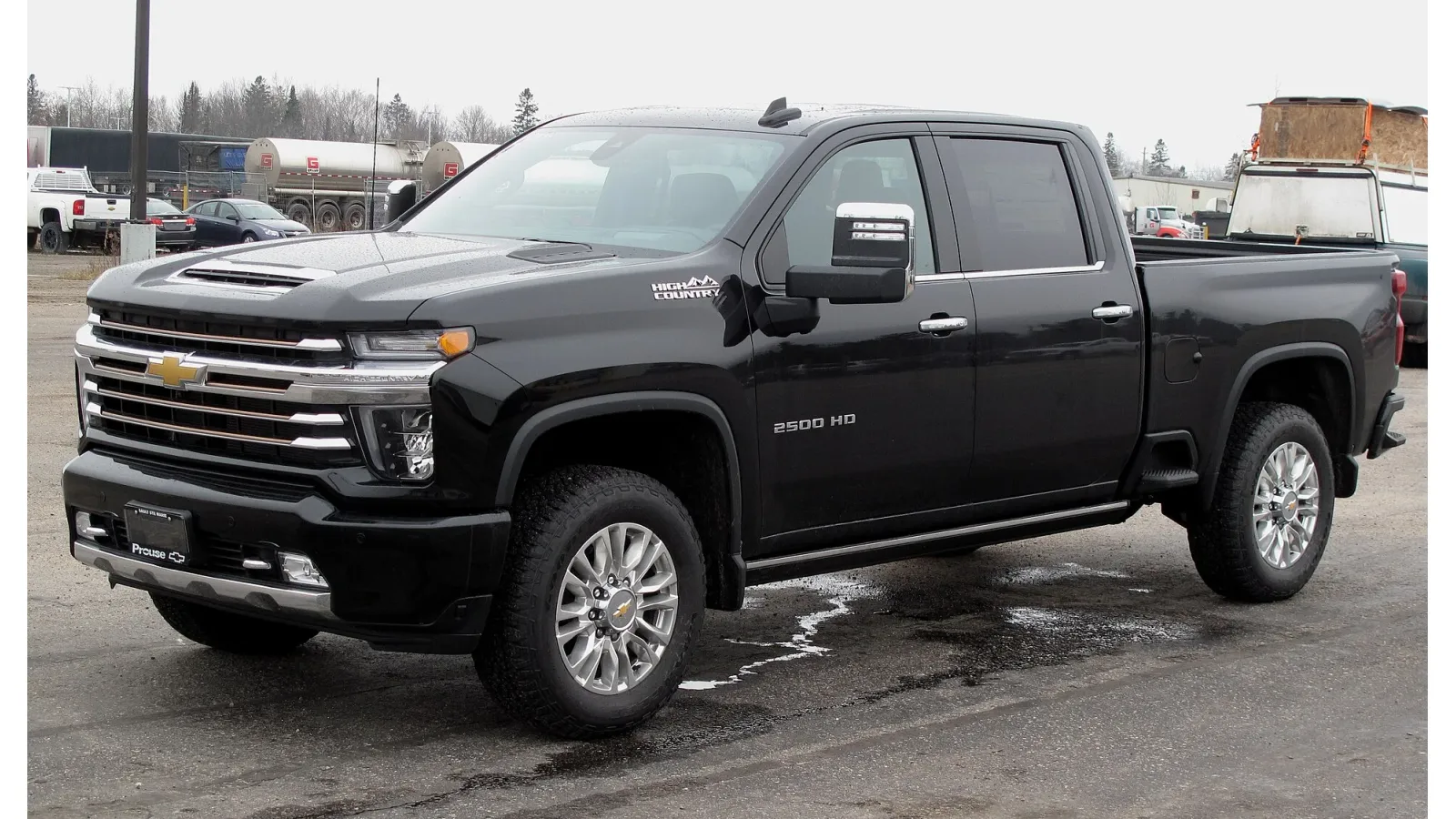 Chevrolet Silverado front three-quarter view — SeaTac CONRAC rental model gallery