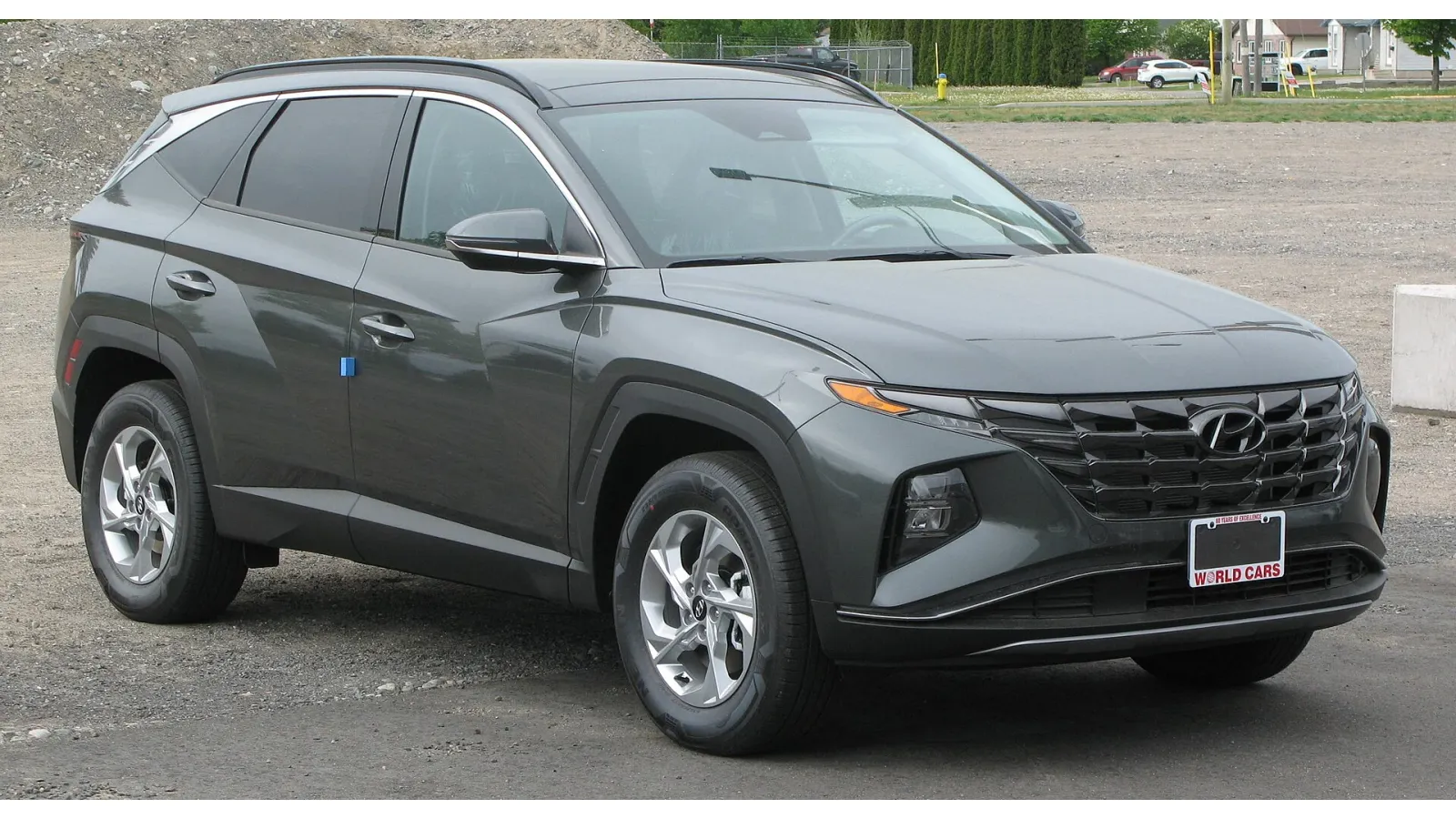 Hyundai Tucson 前四分之三视角 — SeaTac CONRAC 租车车型图库