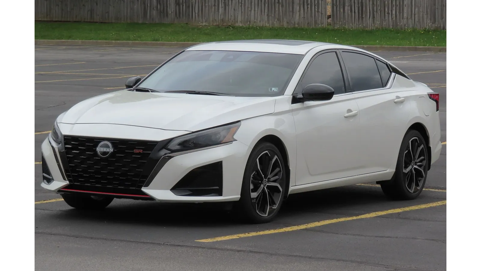 Nissan Altima front three-quarter view — SeaTac CONRAC rental model gallery