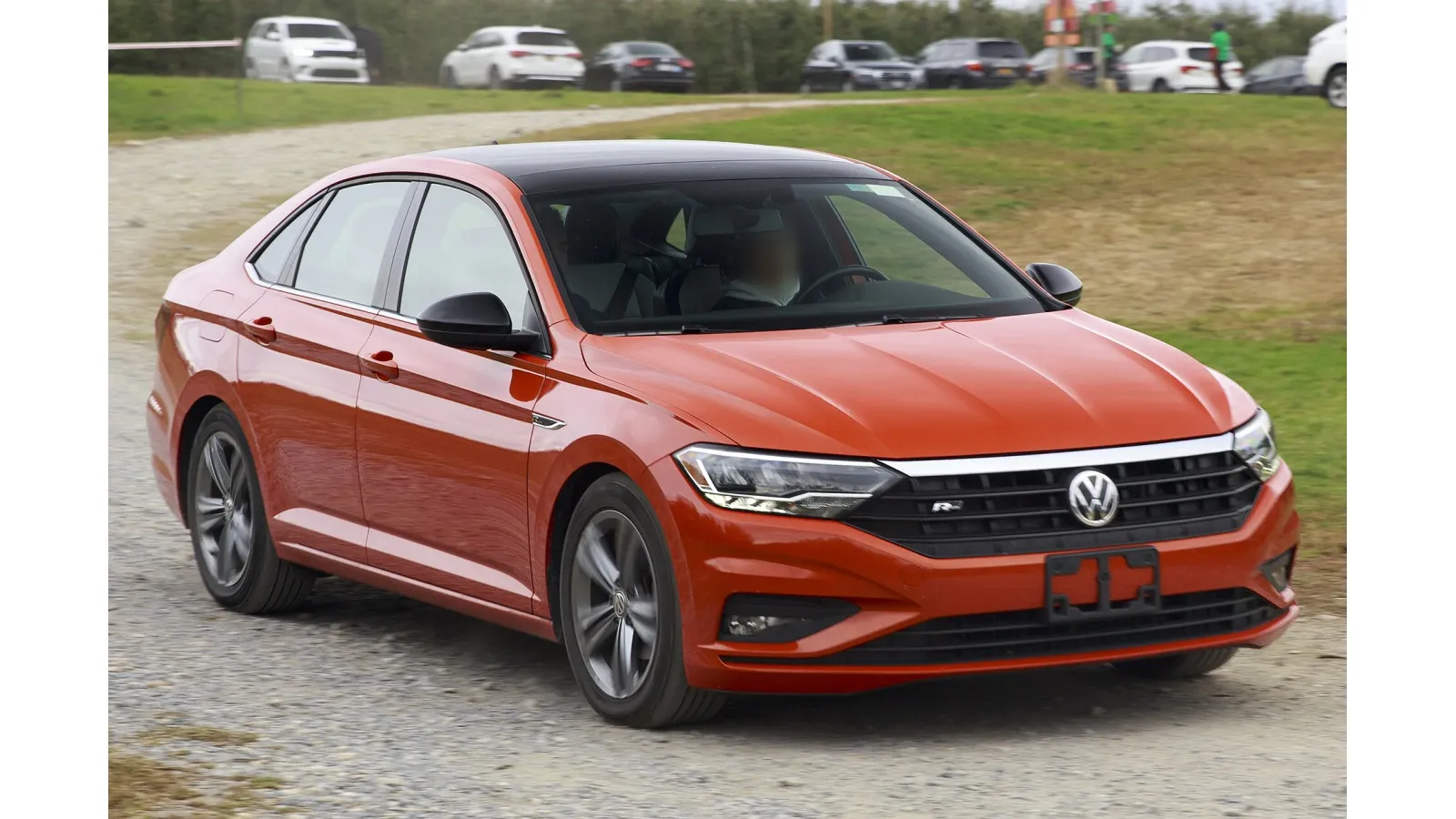 Volkswagen Jetta front three-quarter view — SeaTac CONRAC rental model gallery
